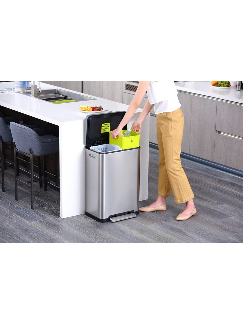 EKO X Cube recycling pedal bin 40L - British product