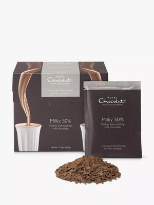 Hotel Chocolat 50% Milky Drinking Chocolate 10 Sachets 350g