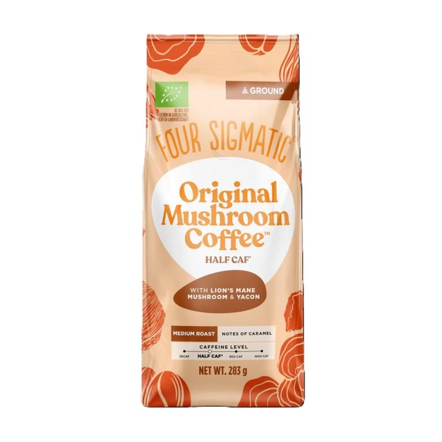 Four Sigmatic Original Mushroom Half Caf Ground Coffee