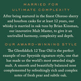 Glenfiddich 12 Year Old single malt whisky 70cl, imported from the UK