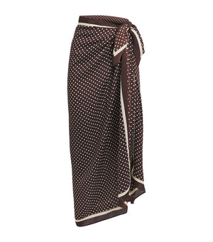 Matteau Silk Polka-Dot Pareo