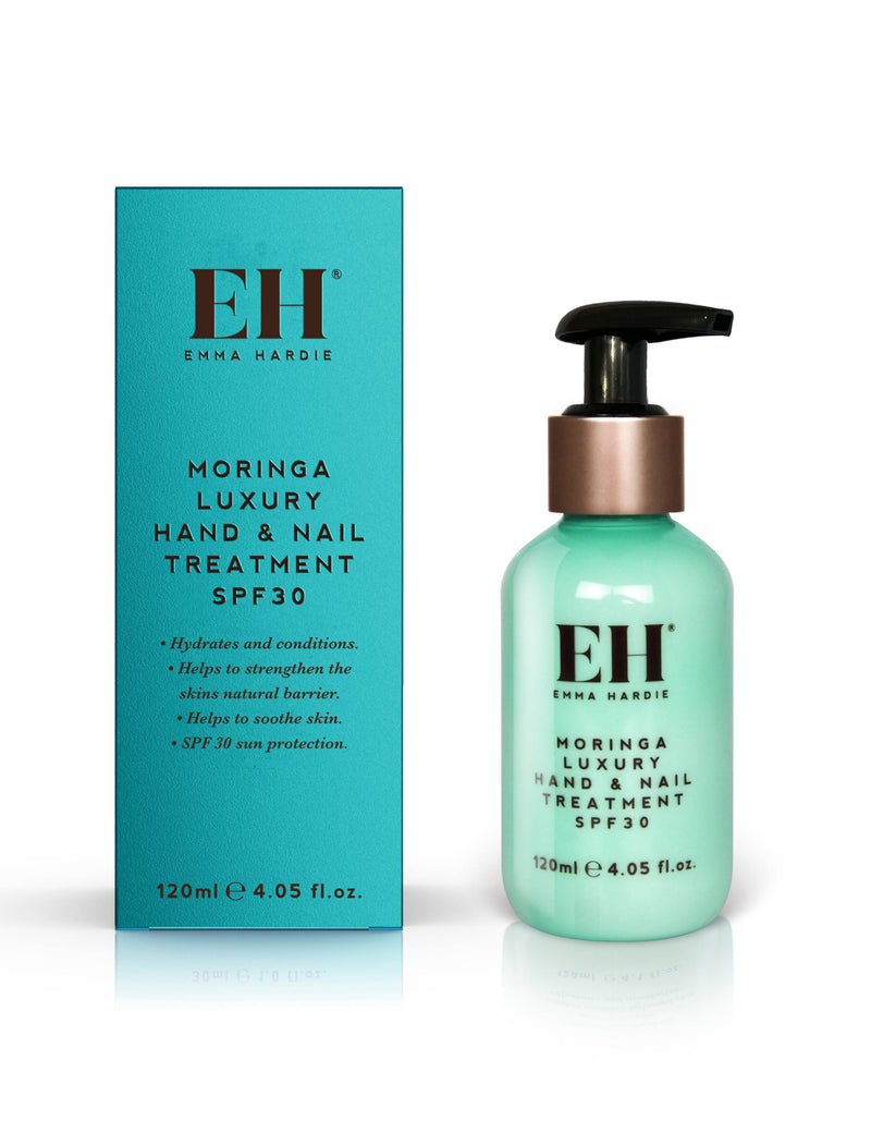 Emma Hardie Moringa Luxury Hand & Nail Treatment Cream SPF30 120ml, UK version