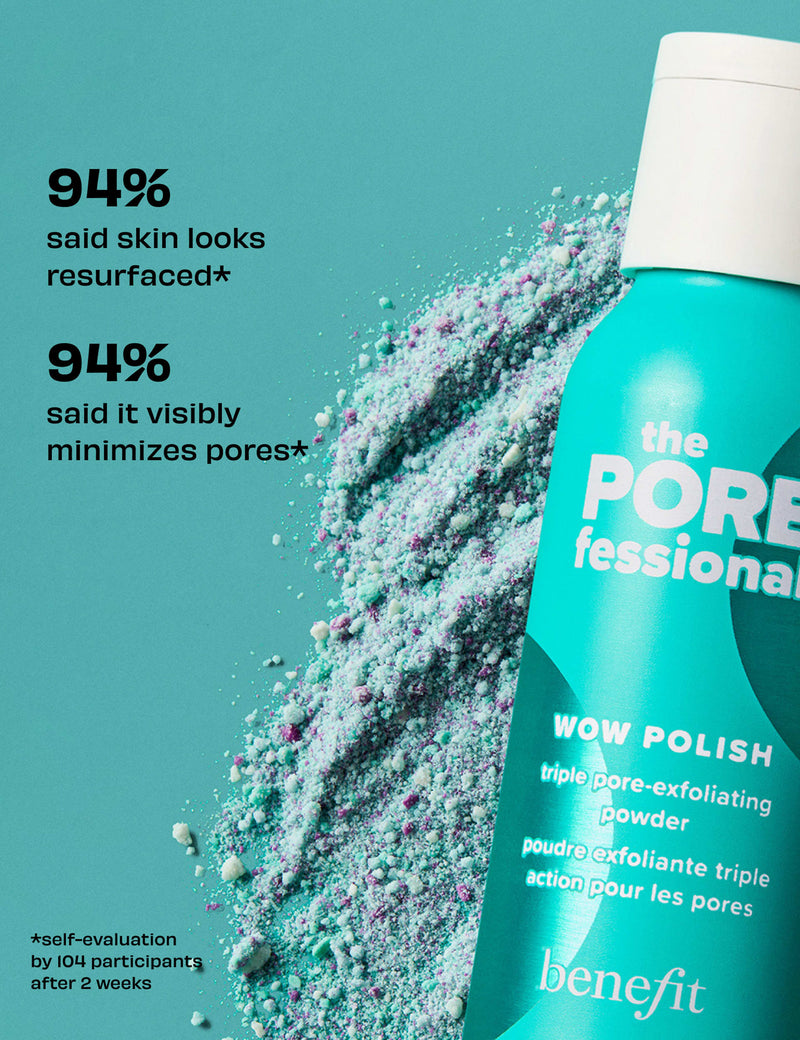 Benefit Porefessional Wow Polish exfoliating powder 45g (British brand)