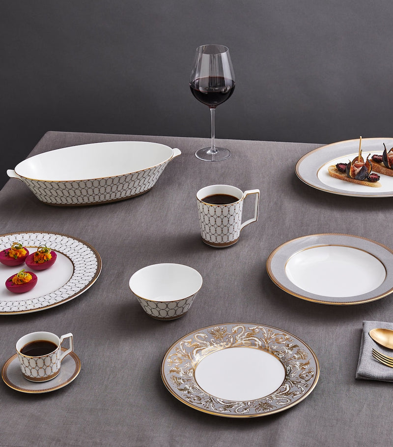 Wedgwood Renaissance grey coffee cup and saucer 70ml - British product