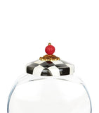 MacKenzie-Childs Courtly Check cookie jar, UK version