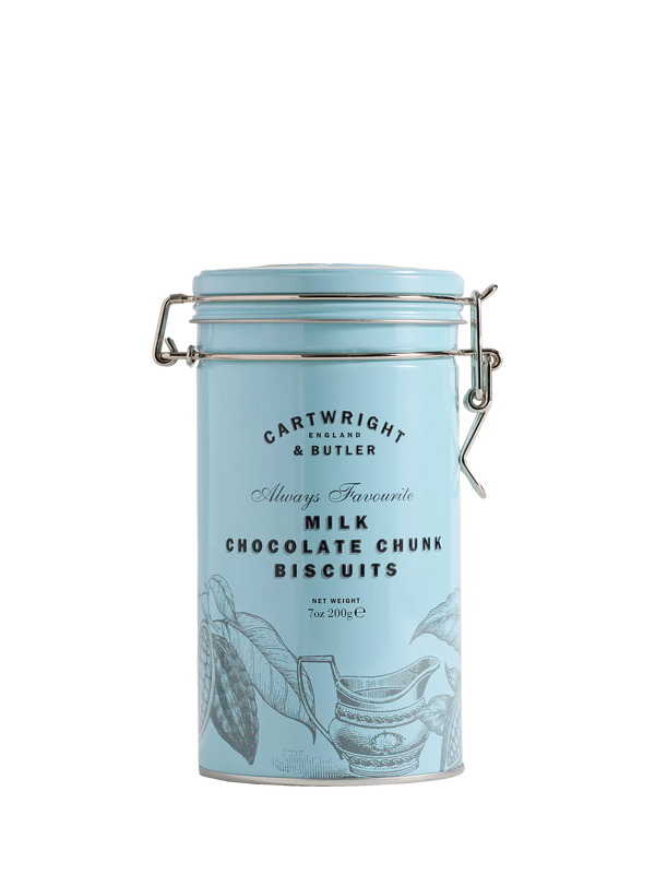 Cartwright & Butler Milk Chocolate Chunk Biscuits in Tin 200g