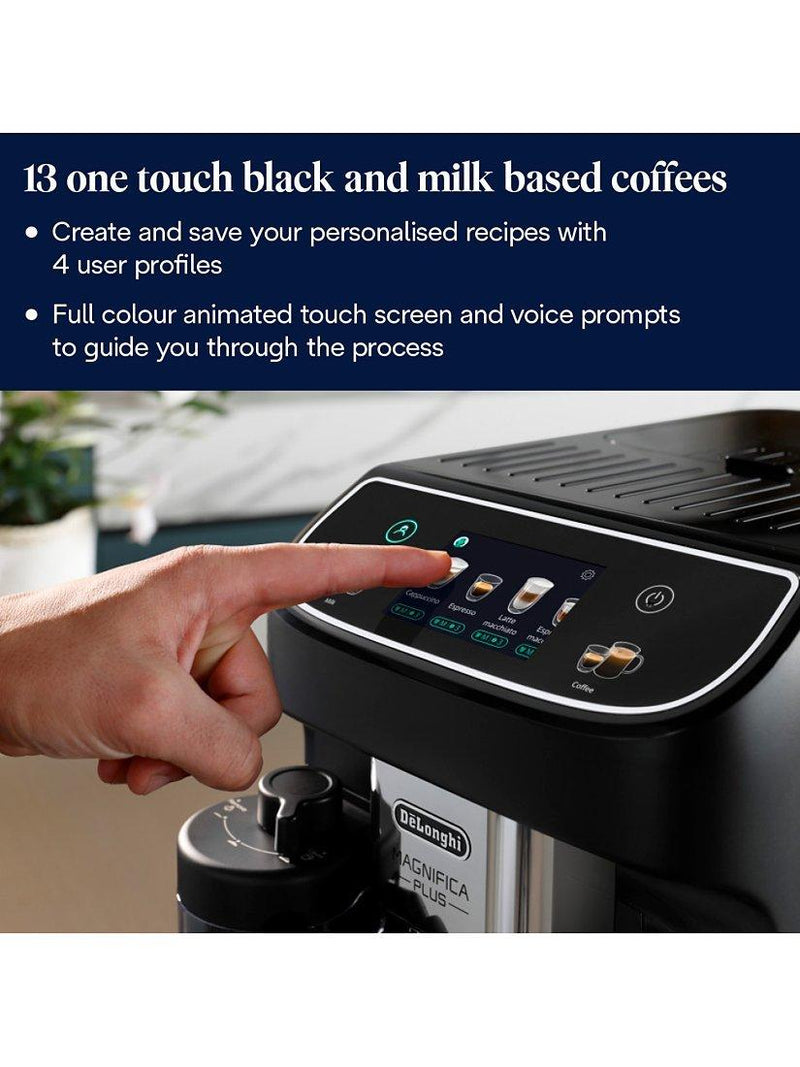De'Longhi Magnifica Plus automatic coffee machine, UK version