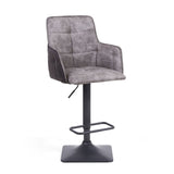 Shankar light grey bar stool 2 pack - British product