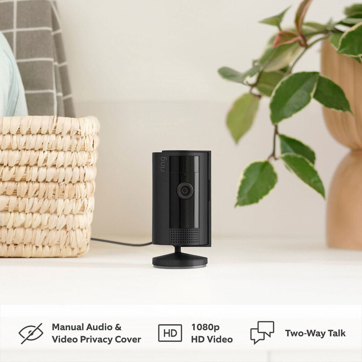 Ring wired indoor security camera 4 pack black - British product