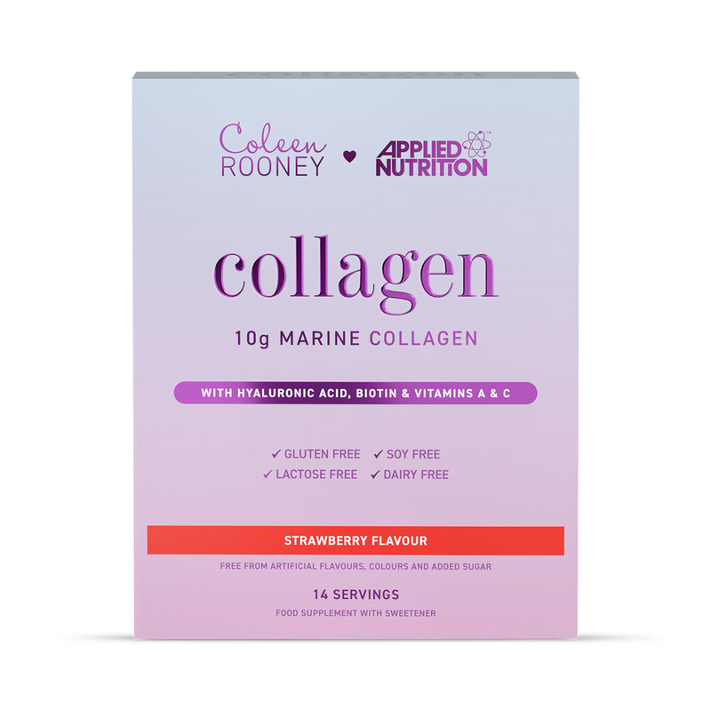 Applied Nutrition Coleen Rooney Marine Collagen 10,000mg Strawberry Flavour 14 x 12.5g Sachets