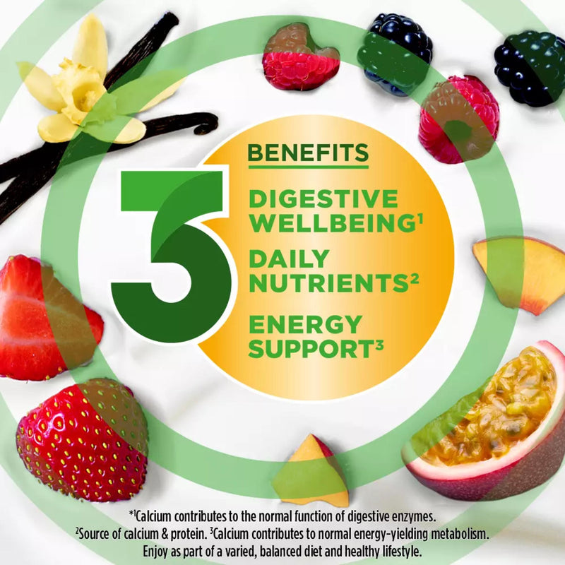 Activia 8 x 115g Vanilla, Peach Passion & Berries Multipack Gut Health Yoghurt