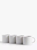 John Lewis Craft Speckle Glaze Coffee Mugs Set of 4 260ml