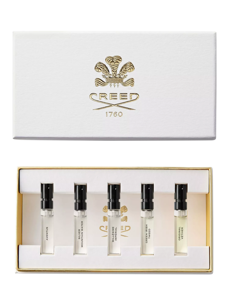 Creed men fragrance sample set 1.7ml bottles (British brand)