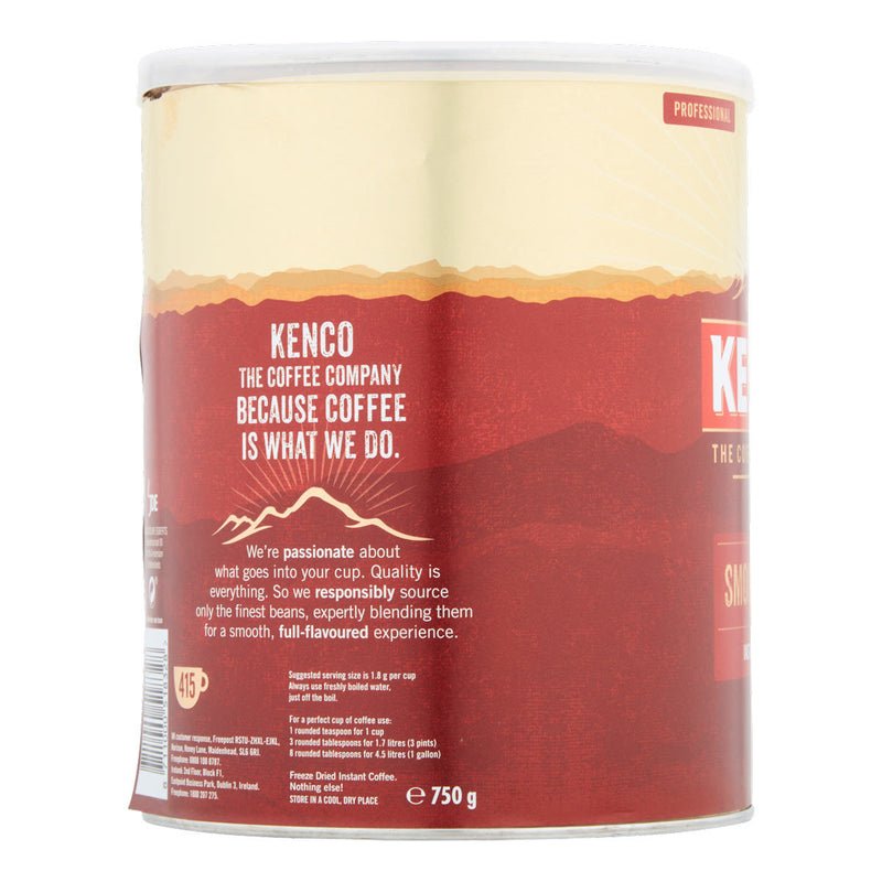 Kenco smooth instant coffee granules 750g (British brand)