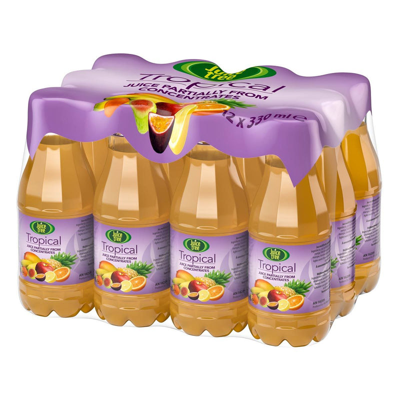 Juice Tree Tropical Juice 12 x 330ml - British product