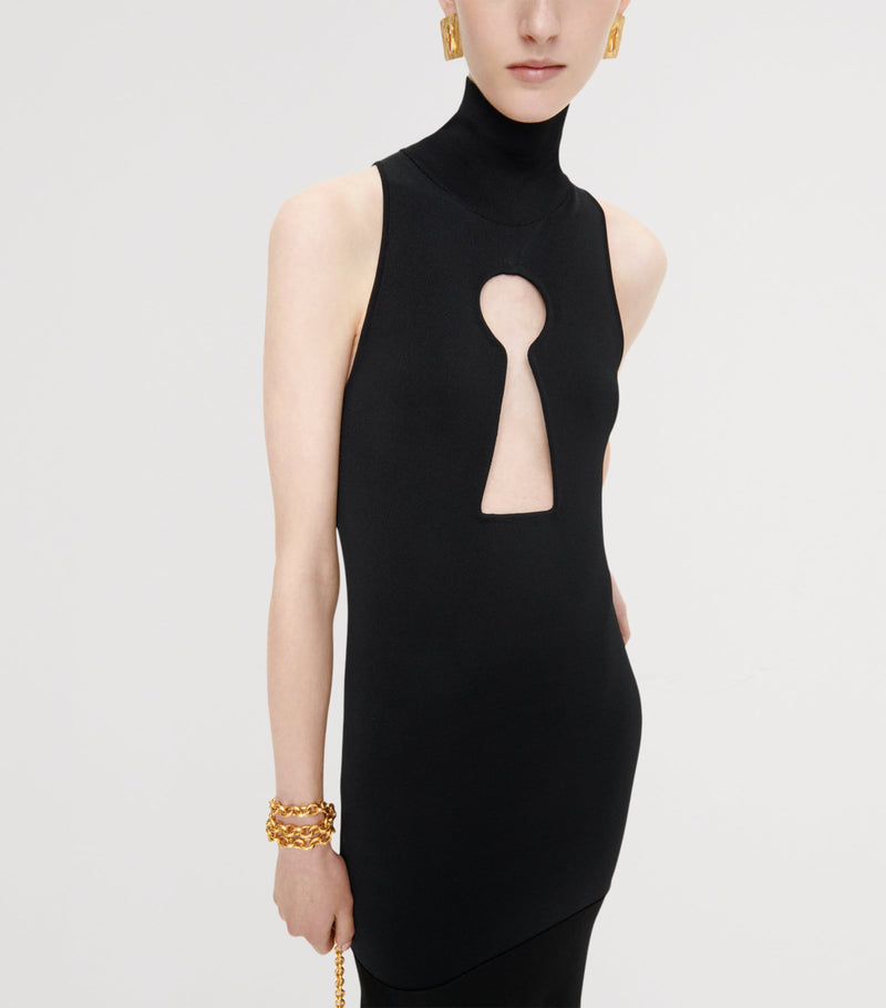 Schiaparelli Keyhole Padlock and Chain Gown