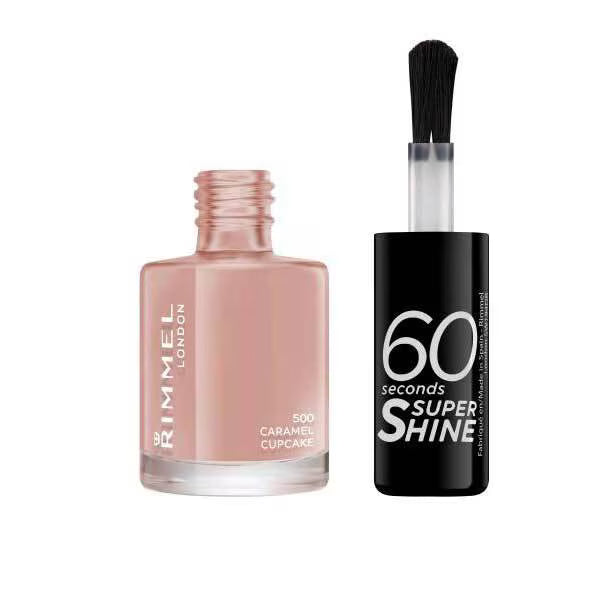 Rimmel nail polish Caramel Cupcake 8ml, imported from the UK
