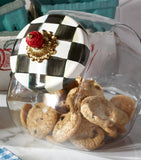 MacKenzie-Childs Courtly Check cookie jar, UK version