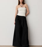 Ralph Lauren Collection Leather Fisher Bustier Top