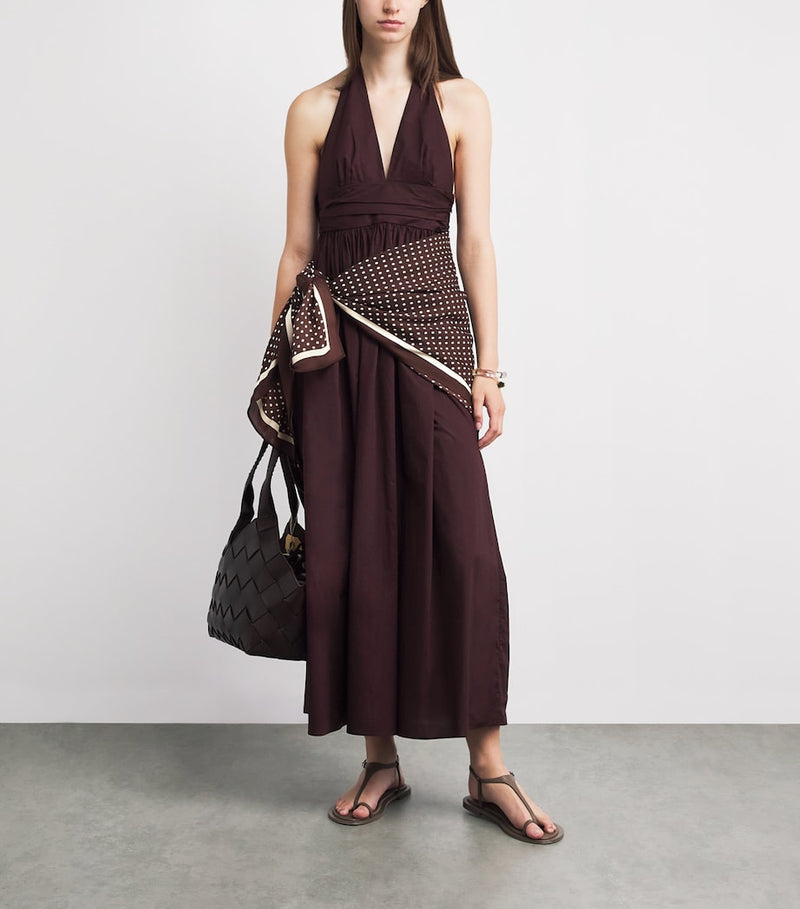 Matteau Silk Polka-Dot Pareo