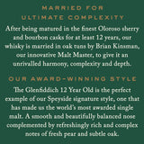 Glenfiddich 12 Year Old single malt whisky 70cl, imported from the UK