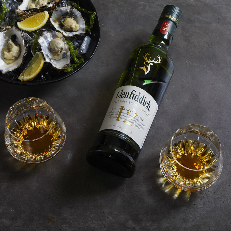 Glenfiddich 12 Year Old single malt whisky 70cl, imported from the UK