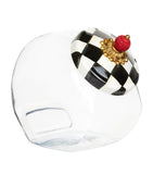MacKenzie-Childs Courtly Check cookie jar, UK version