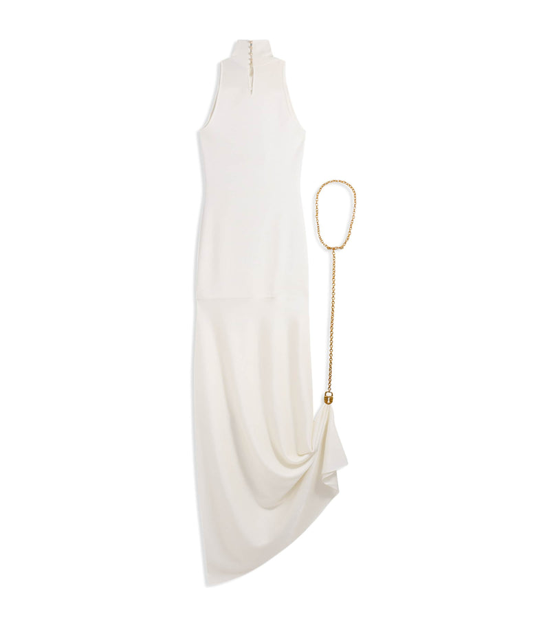 Schiaparelli Keyhole Padlock and Chain Gown