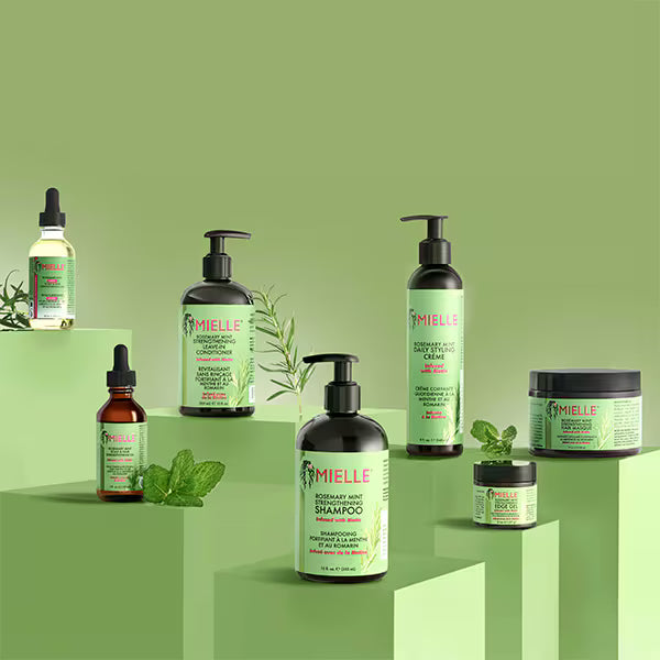 Mielle Rosemary Mint Scalp & Hair Strengthening Oil Light 59ml, UK version