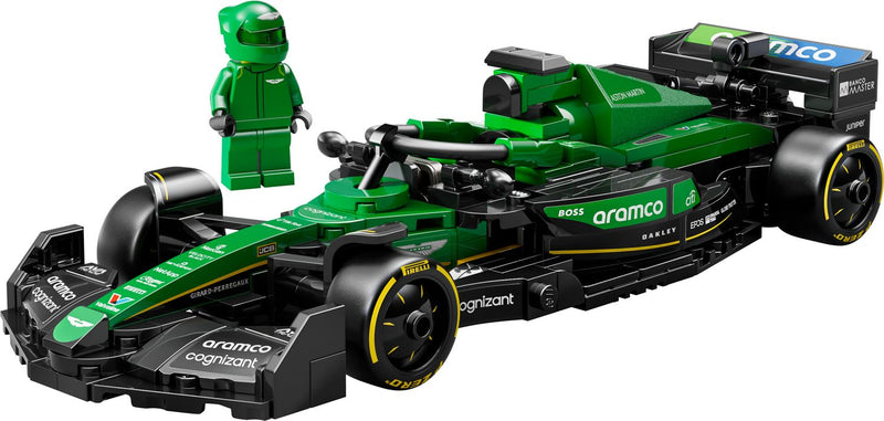 LEGO Aston Martin F1 AMR24 race car model - British product