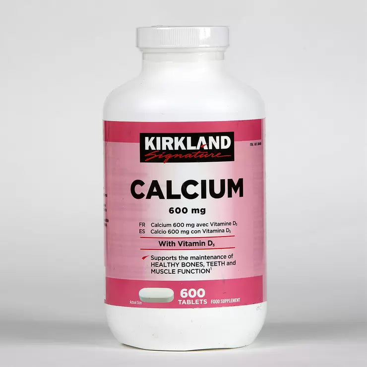 Kirkland Signature Calcium & Vitamin D3 600 tablets, UK version