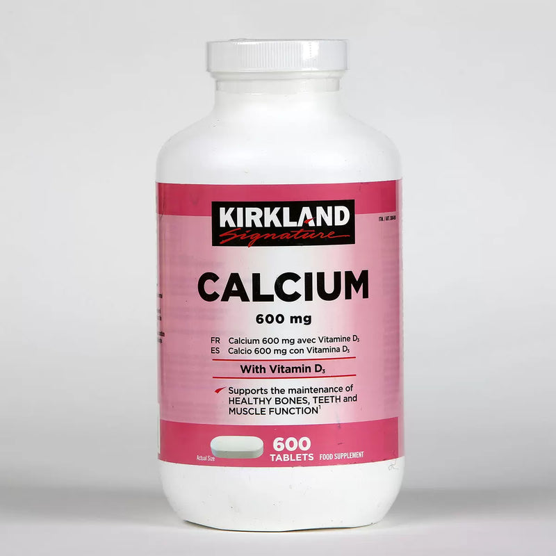 Kirkland Signature Calcium & Vitamin D3 600 tablets, UK version