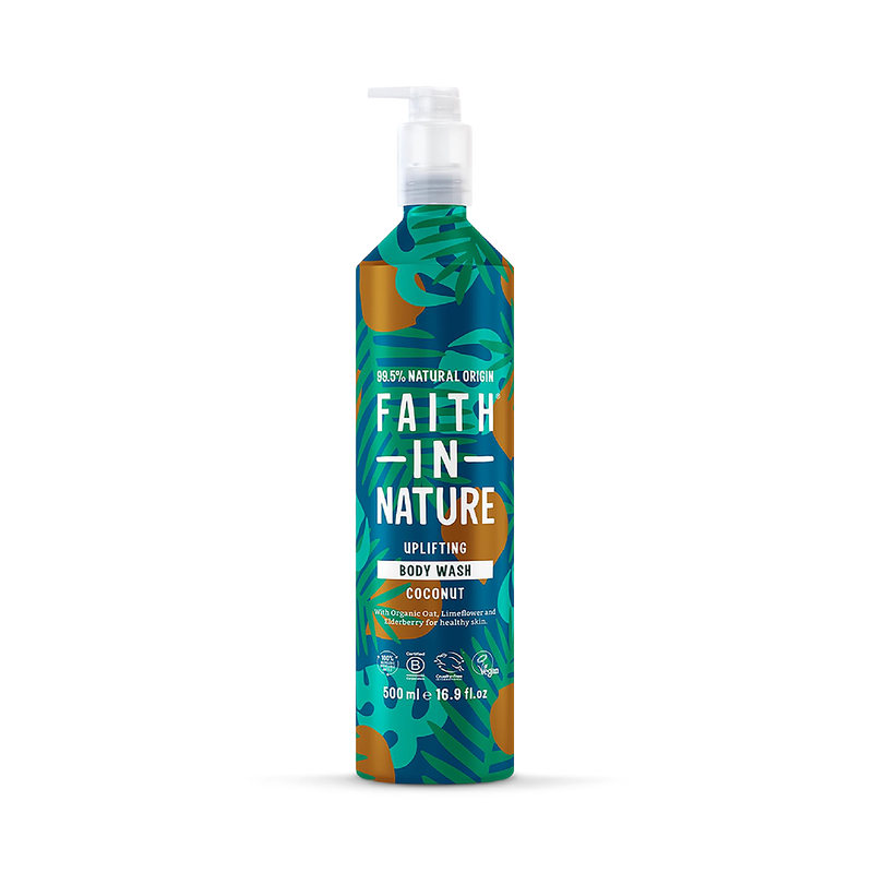 Faith In Nature Coconut Body Wash 500ml (British brand)