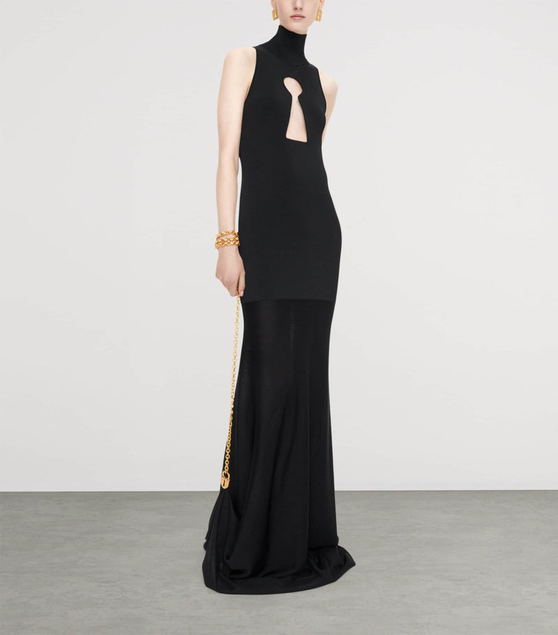 Schiaparelli Keyhole Padlock and Chain Gown