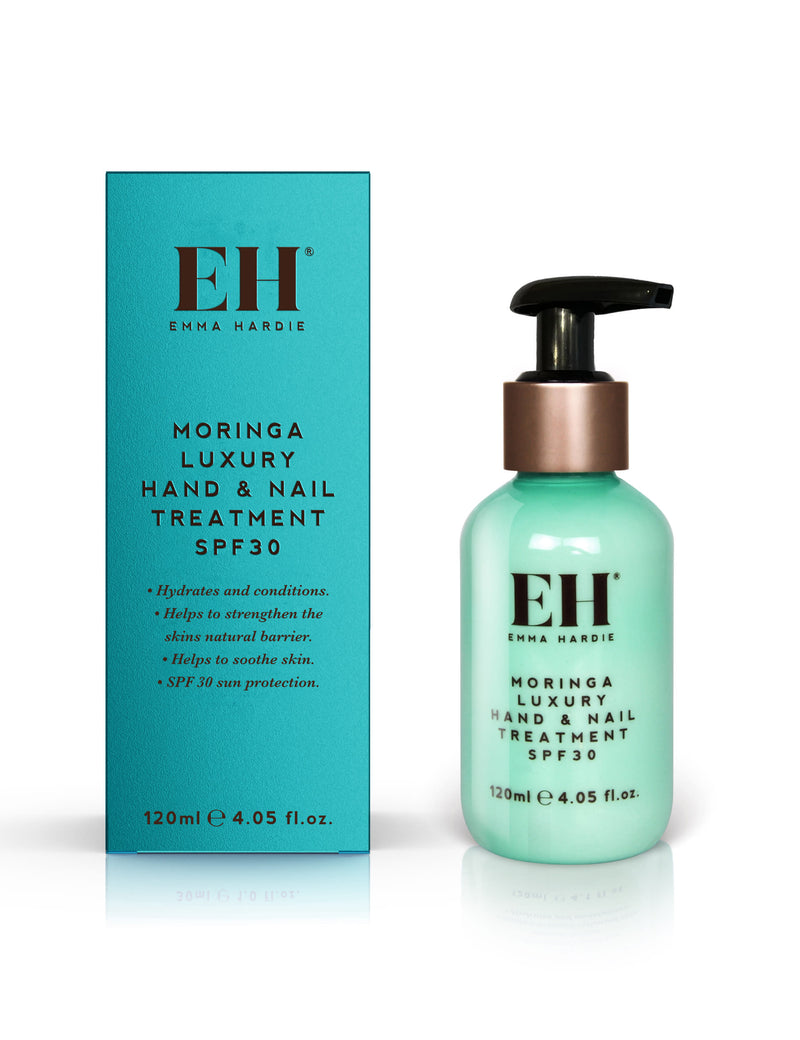 Emma Hardie Moringa Luxury Hand & Nail Treatment Cream SPF30 120ml, UK version