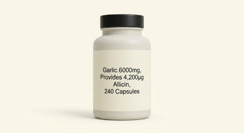 Holland & Barrett High Strength Garlic 6000mg 240 Capsules - British product