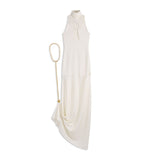 Schiaparelli Keyhole Padlock and Chain Gown