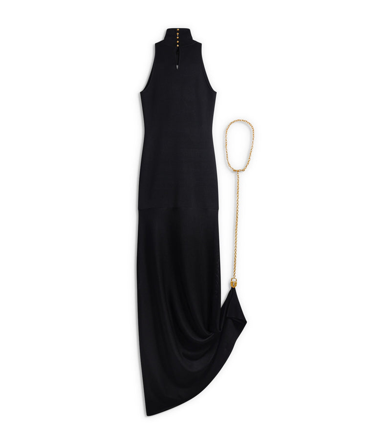 Schiaparelli Keyhole Padlock and Chain Gown