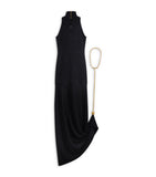 Schiaparelli Keyhole Padlock and Chain Gown