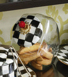 MacKenzie-Childs Courtly Check cookie jar, UK version