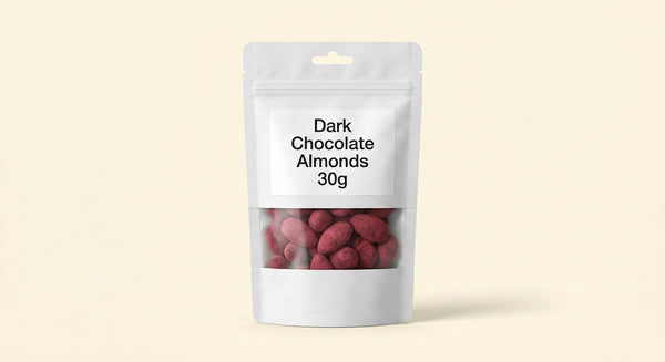 Holland & Barrett Dark Chocolate Raspberry Almonds 12x 30g