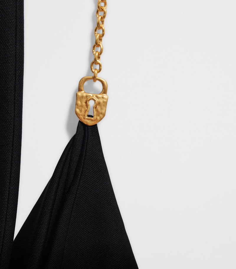 Schiaparelli Keyhole Padlock and Chain Gown