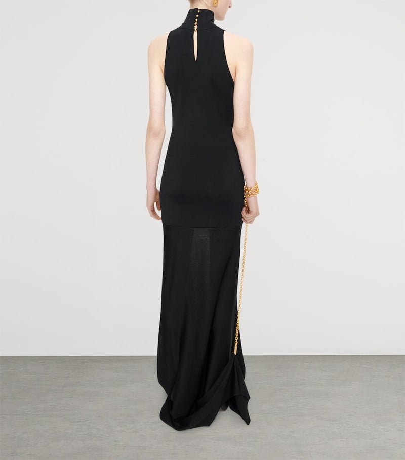 Schiaparelli Keyhole Padlock and Chain Gown